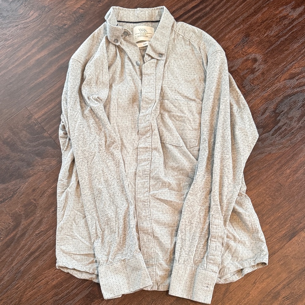 Men's Gray Dress Shirt